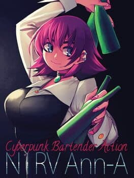 N1RV Ann-A: Cyberpunk Bartender Action — couverture officielle (PlayStation 4, Linux, PC (Microsoft Windows), Nintendo Switch, Mac)