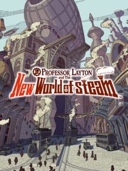 Professor Layton and the New World of Steam — couverture officielle (Nintendo Switch, PC (Microsoft Windows), PlayStation 5, Nintendo Switch 2)