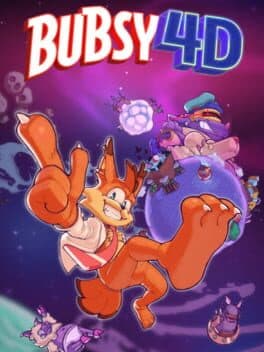 Bubsy 4D — couverture officielle (Nintendo Switch 2, Nintendo Switch, Xbox One, Xbox Series X|S, PC (Microsoft Windows), PlayStation 5, PlayStation 4)