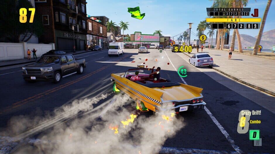 Crazy Taxi: World Tour capture d'écran 2 — Xbox Series X|S, PC (Microsoft Windows), PlayStation 5, Nintendo Switch 2