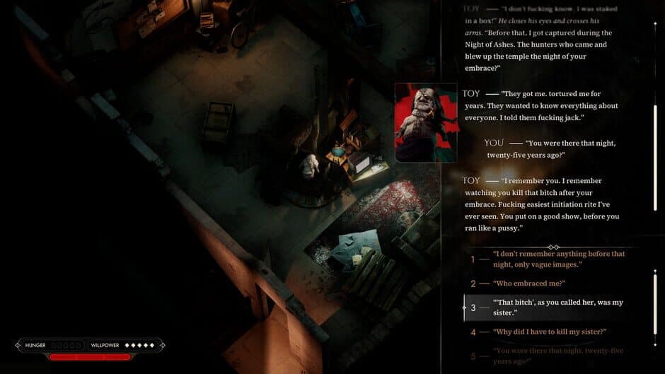Vampire: The Masquerade - Eternal Whispers capture d'écran 3 — PC (Microsoft Windows)