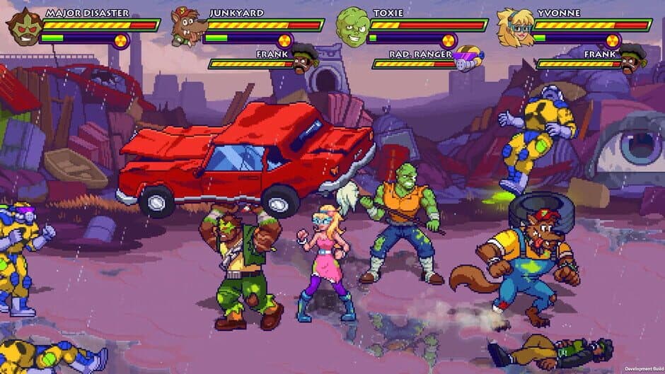 Toxic Crusaders capture d'écran 2 — Nintendo Switch, Xbox Series X|S, PC (Microsoft Windows), PlayStation 5, PlayStation 4, Xbox One