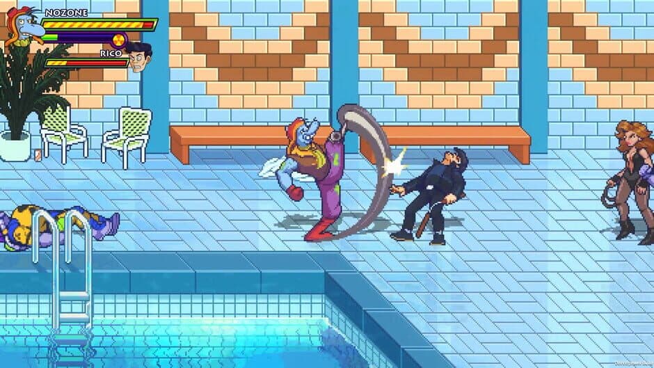 Toxic Crusaders capture d'écran 3 — Nintendo Switch, Xbox Series X|S, PC (Microsoft Windows), PlayStation 5, PlayStation 4, Xbox One