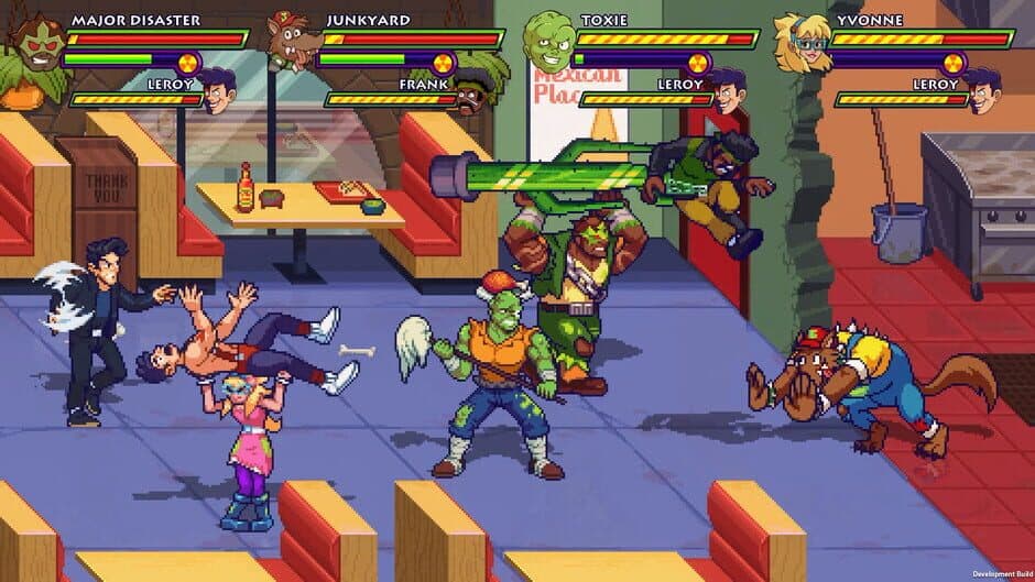 Toxic Crusaders capture d'écran 4 — Nintendo Switch, Xbox Series X|S, PC (Microsoft Windows), PlayStation 5, PlayStation 4, Xbox One