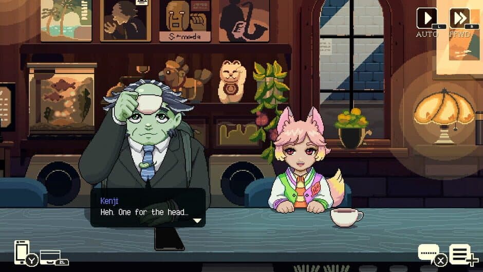 Coffee Talk: Tokyo capture d'écran 3 — Nintendo Switch 2, PlayStation 5, Nintendo Switch, PC (Microsoft Windows), Xbox Series X|S, Mac