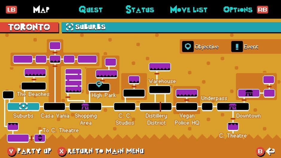 Scott Pilgrim EX capture d'écran 1 — Linux, PlayStation 4, Nintendo Switch, PlayStation 5, Nintendo Switch 2, PC (Microsoft Windows), Xbox Series X|S