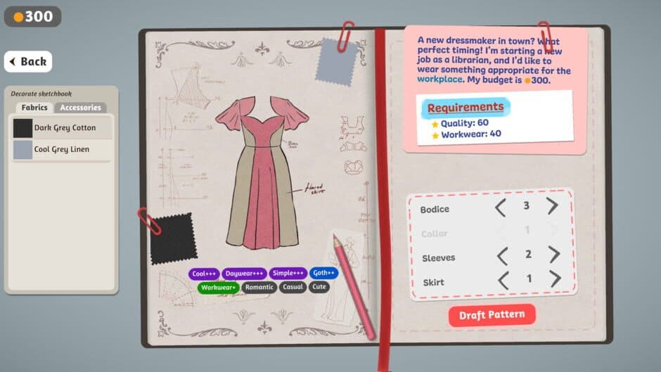 Dressmaker capture d'écran 3 — PC (Microsoft Windows), Linux, Mac